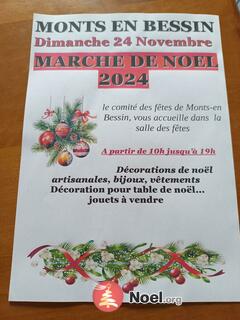 Photo du marché de Noël Marché de Noël à monts en Bessin