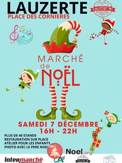 Photo du marché de Noël Marché de Noël nocturne