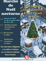 Marché de Noël nocturne