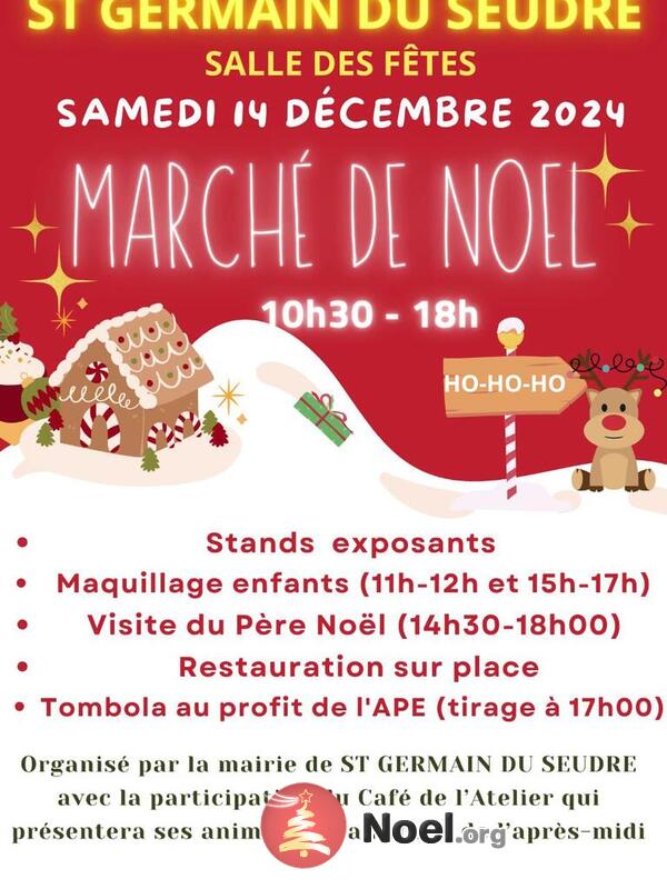 Marche de Noel organisé par la mairie