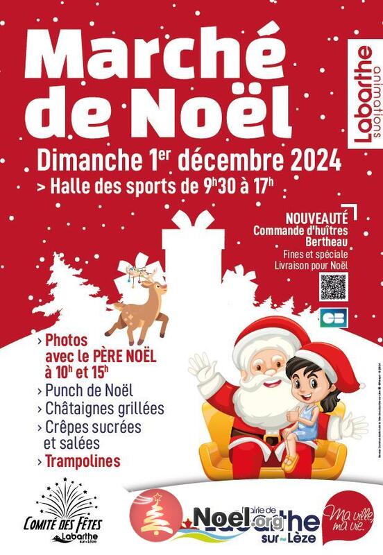 Marché de NOEL organisé par le COMITE des FETES de Labarthe