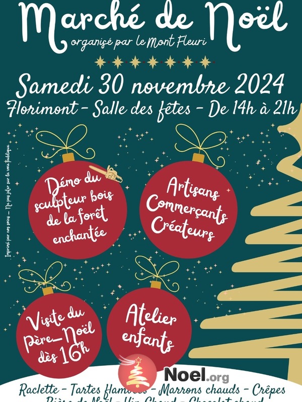 Marché de Noël organisé par le Mont Fleuri