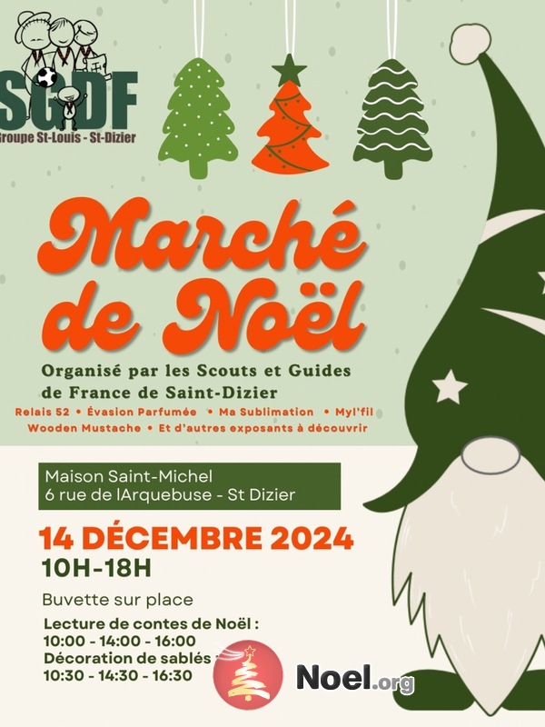 Marché de Noël organisé par les Scouts et Guides de France