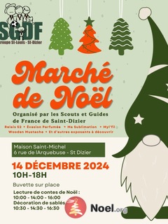 Photo du marché de Noël Marché de Noël organisé par les Scouts et Guides de France