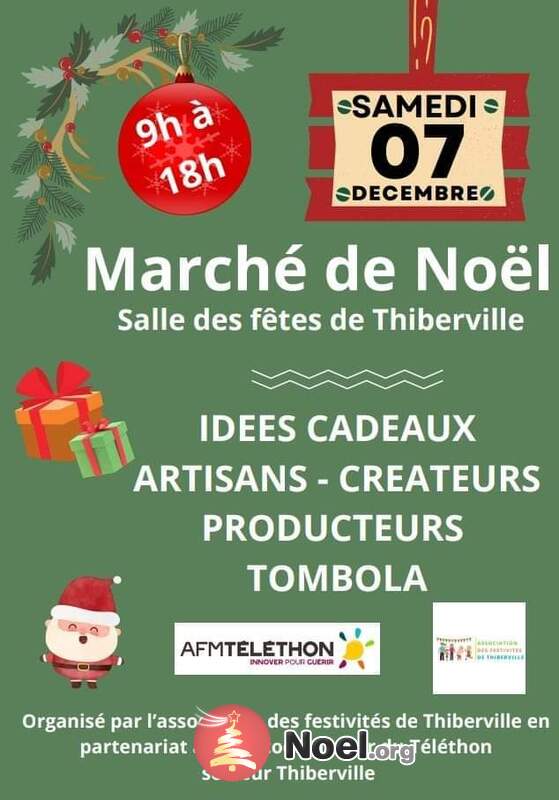 Marché de Noël en partenariat avec le Téléthon