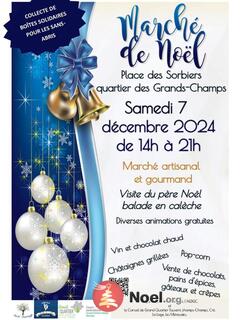 Marché de Noël Place des Sorbiers à Châteauroux (36)