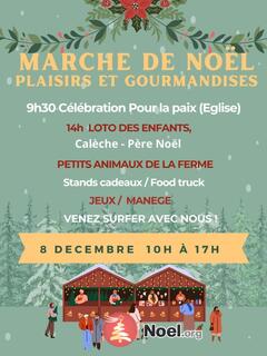 Photo du marché de Noël Marche de noel plaisirs et gourmandises