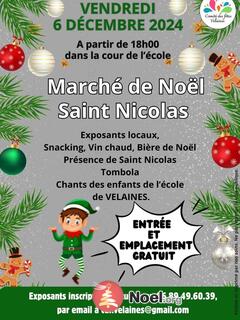 Photo du marché de Noël Marché de NOEL avec présence de SAINT NICOLAS