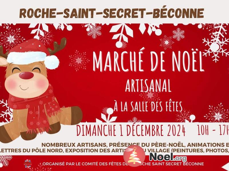 Marché de Noël de Roche Saint Secret Béconne