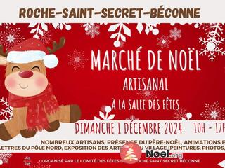 Photo du marché de Noël Marché de Noël de Roche Saint Secret Béconne