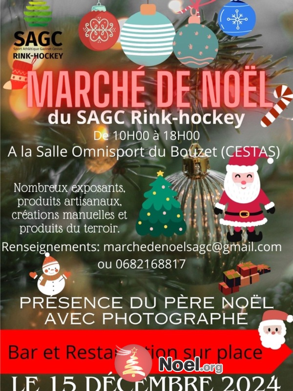 Marche de noel sagc rink hockey