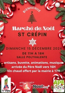 Photo du marché de Noël Marché de Noël à Saint-Crépin