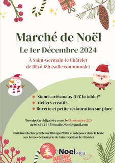 Photo du marché de Noël Marché de Noël de Saint-Germain-le Châtelet