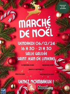 Photo du marché de Noël Marché de Noël Saint Jean de Linières