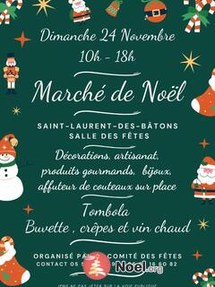 Photo du marché de Noël Marché de Noël Saint Laurent des bâtons