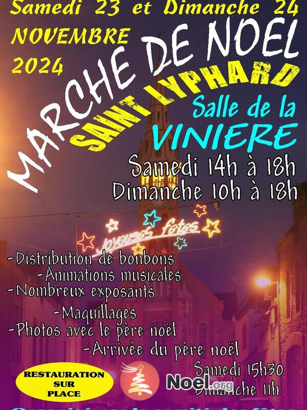 Marche de noël de SAINT LYPHARD