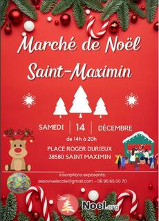 Photo du marché de Noël Marché de Noël de Saint Maximin 38