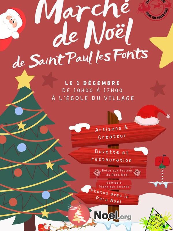 Marché de Noël de Saint Paul les fonts