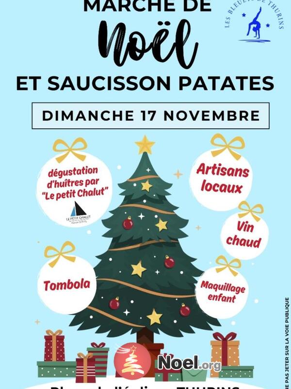 Marché de Noël- Saucisson Patates