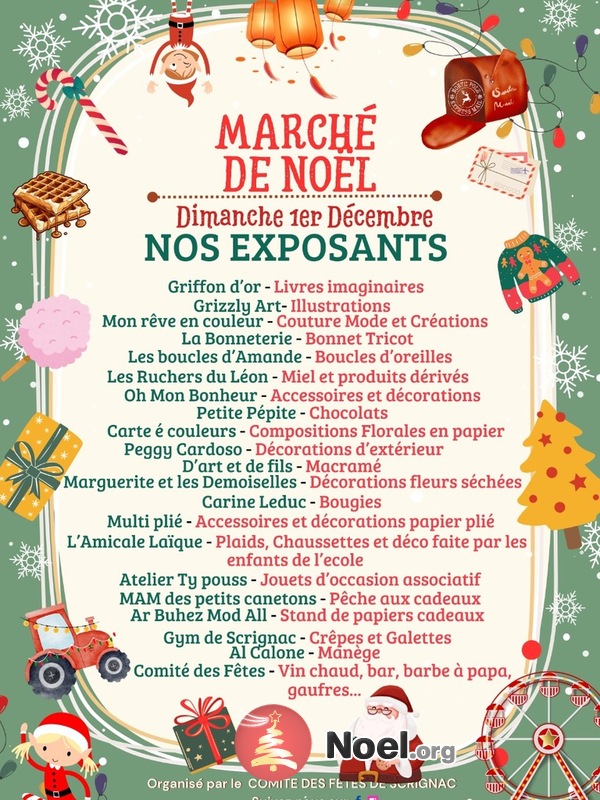 Marché de Noël de Scrignac