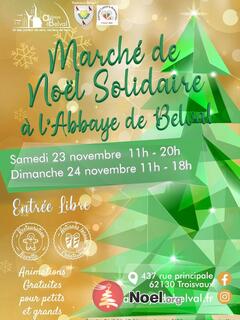 Photo du marché de Noël Marché de Noël solidaire