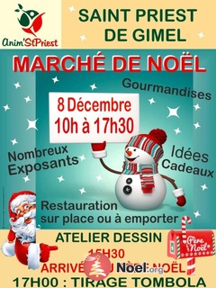 Photo du marché de Noël Marché de Noël St Priest De Gimel