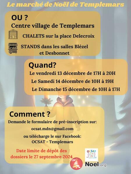 Marché de Noël de Templemars 2024