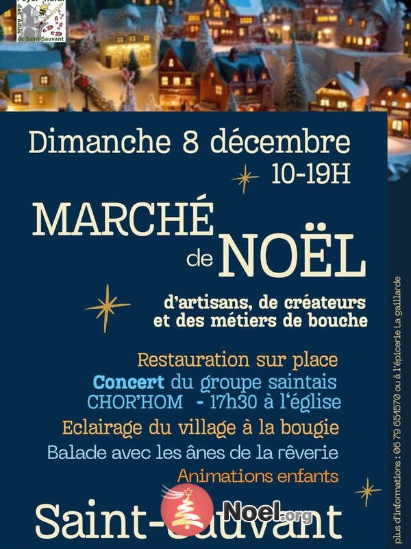 Marché de Noël dans un des plus jolis villages de Saintonge