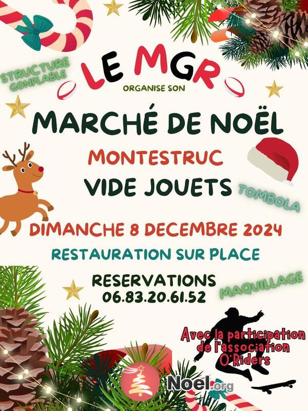 Marche de noel vide jouets