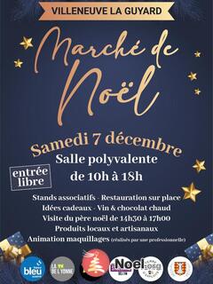 Marché de Noël à Villeneuve la Guyard 89