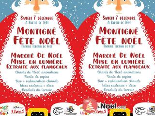 Photo du marché de Noël Montigné fête Noël