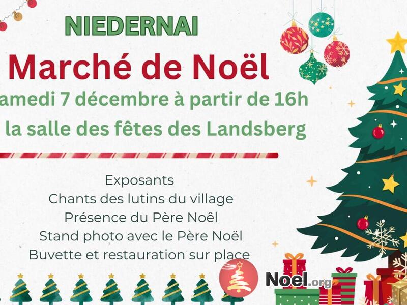 Niedernai en fête : Marché de Noël