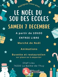 Photo du marché de Noël Noël du Sou des Ecoles