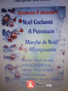 Photo du marché de Noël Noel enchante de puimisson