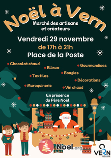 Photo du marché de Noël Noël à Vern, marché des artisans et créateurs