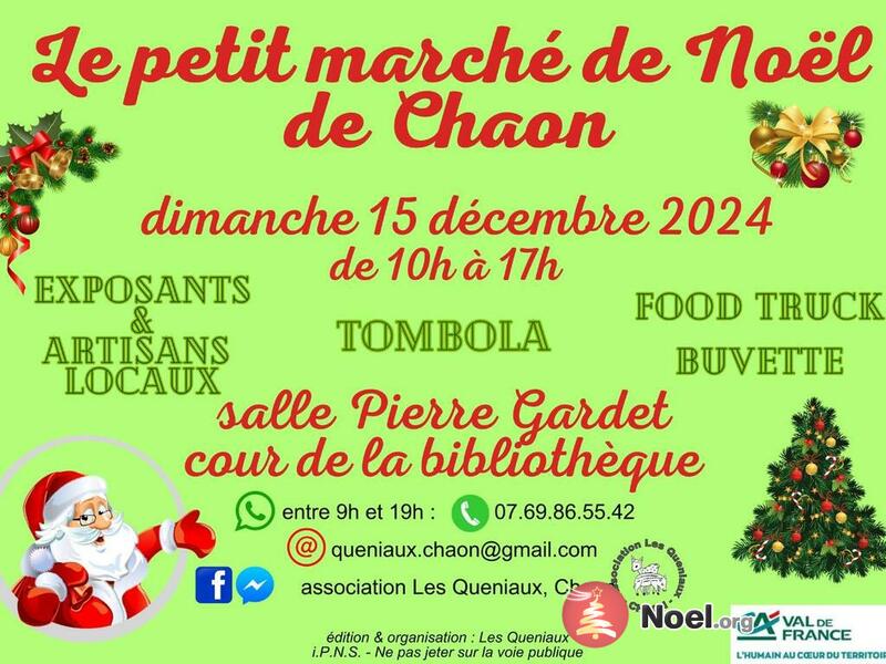 le petit marché de Noël de Chaon