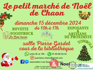 Photo du marché de Noël le petit marché de Noël de Chaon