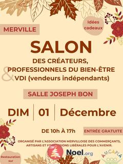 Photo du marché de Noël Salon des créateurs, professionnels du bien-être et VDI