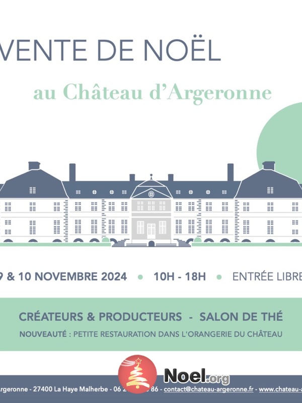 Vente de Noël au Château d'Argeronne