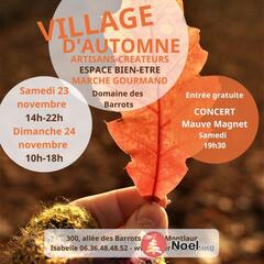 Photo du marché de Noël Village d'automne