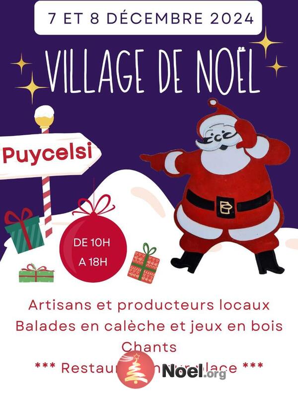 Village de Noël 2024 de Puycelsi